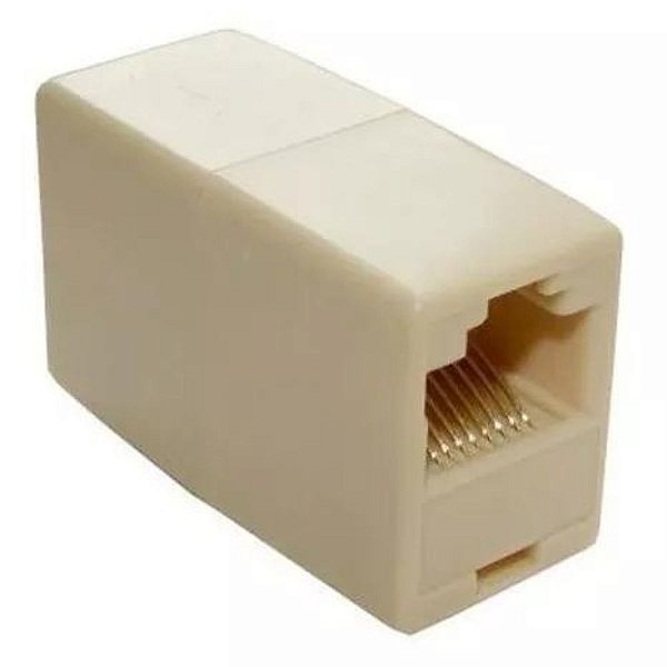 ADAPTADOR DUPLA FÊMEA EMENDA RJ45 8P8C YH201