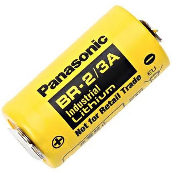BATERIA DE LITHIUM 3V BR-2/3AE5SP 02 TERMINAIS SOLDA PCI PANASONIC
