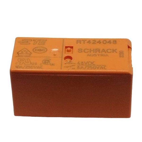 RELE RT424048 48VDC 8A 250VAC 8P SCHRACK