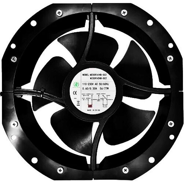 MICROVENTILADOR 254X89MM M230FA2HB-SC2 70W 3000RPM BIVOLT MUTUAL