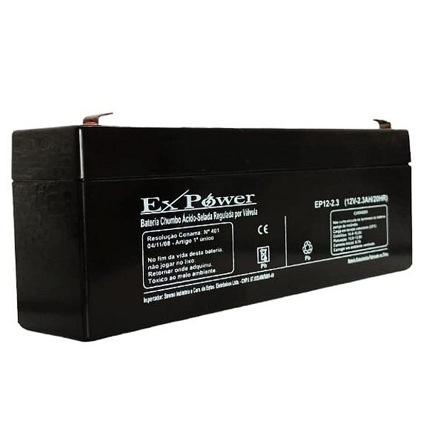 BATERIA SELADA EP12-2.3 (12V-2.3AH) EX-POWER