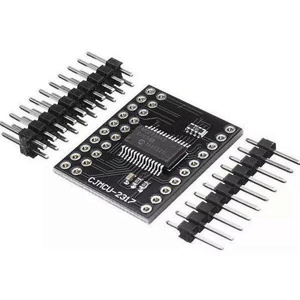 MÓDULO EXPANSOR DE PORTAS BIDIRECIONAL MCP23017 16 BITS I2C SPI