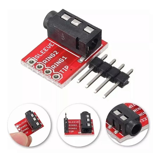 MÓDULO COM PLUG 3.5mm MP3 MICROFONE