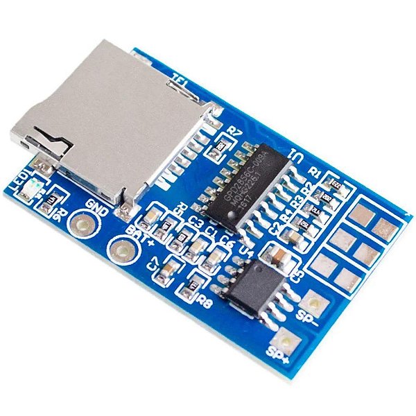MÓDULO DECODIFICADOR / AMPLIFICADOR DE AUDIO MP3 GPD2846A 2W