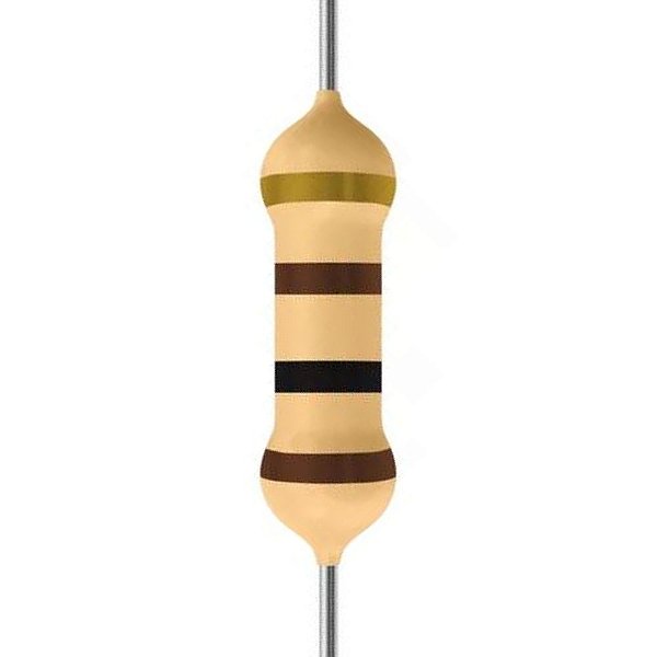 RESISTOR CR25-                  1R            1/4W  5% TAPE