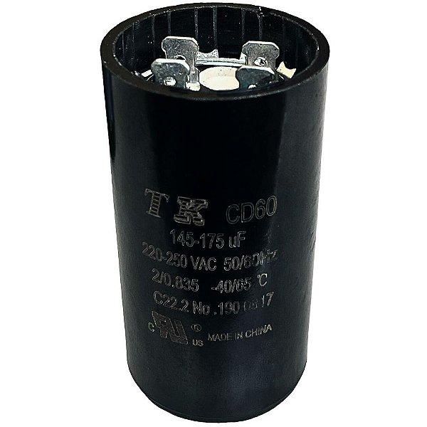 CAPACITOR POLIPR. PARTIDA 145-175UF 220VCA TK