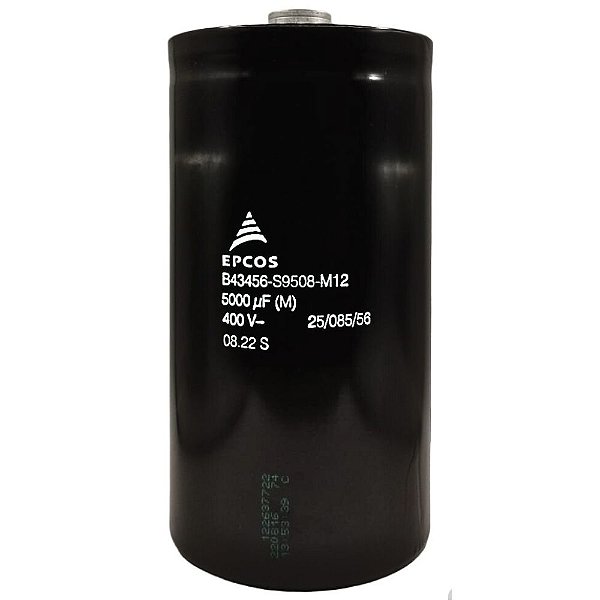 CAPACITOR  GIGA-ELCO 5.000UF 400V B43456S9508M12 77x143MM EPCOS