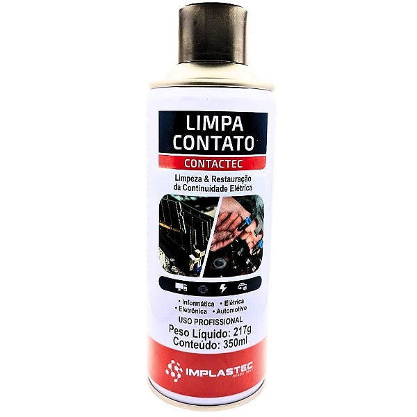 LIMPA CONTATO CONTACTEC SPRAY 217G / 350ML IMPLASTEC