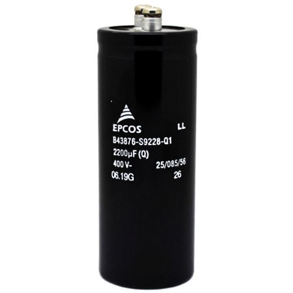 CAPACITOR GIGA B43876S9228Q1 2200UF 400V 50X130MM EPCOS
