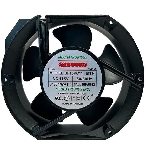 VENTILADOR UF15PC11-BTH 31W 115V 172X150X51MM FULLTECH