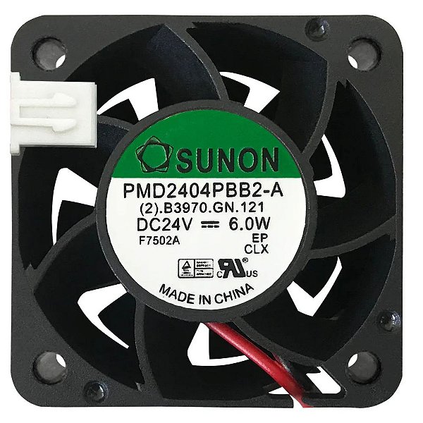 VENTILADOR PMD2404PBB2-A. 24V 6.0W 40X40X28 2 FIOS SUNON