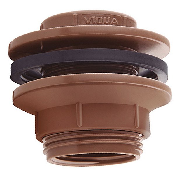 ADAP C/FLANGE VIQUA 1.1/2 MARROM