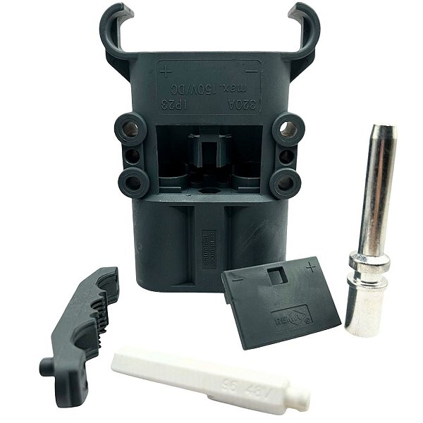 CONECTOR BATERIA MACHO TIPO REMA EBC320-150V
