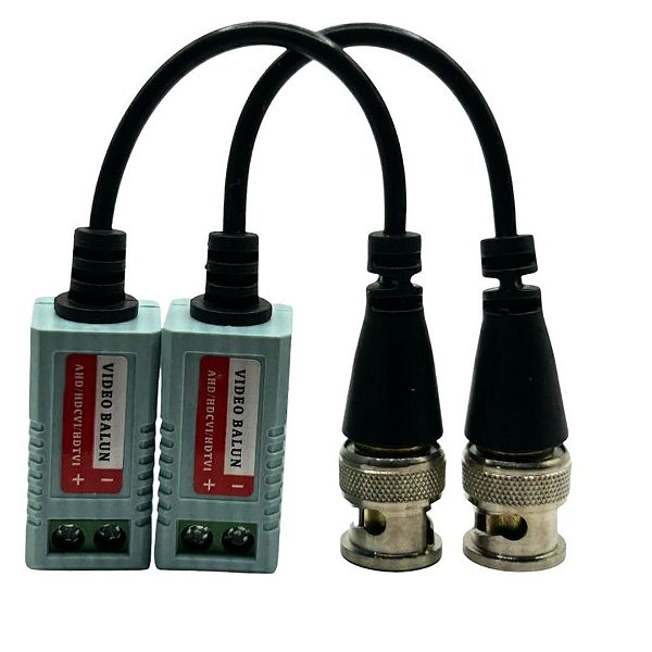 BALUN PASSIVO CFTV CONVERSOR UTP HD AHD/TVI/CVI (PAR)