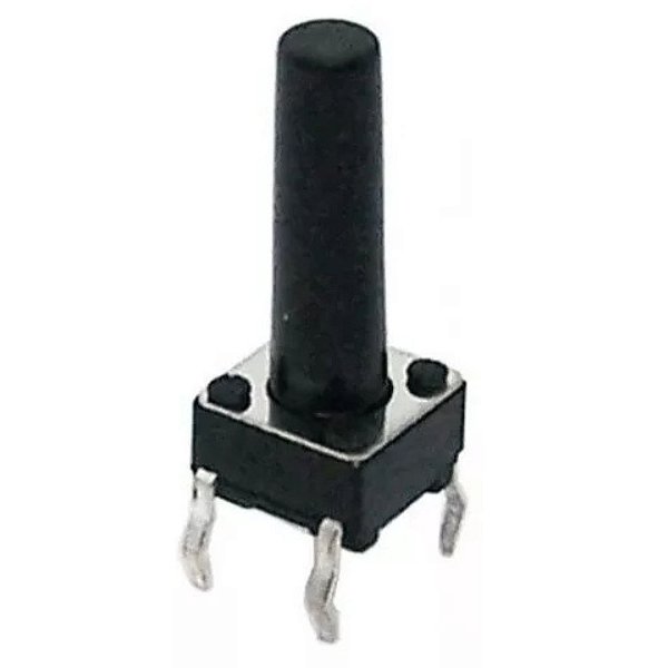 CHAVE TÁCTIL 6X6X15MM 4 TERMINAIS