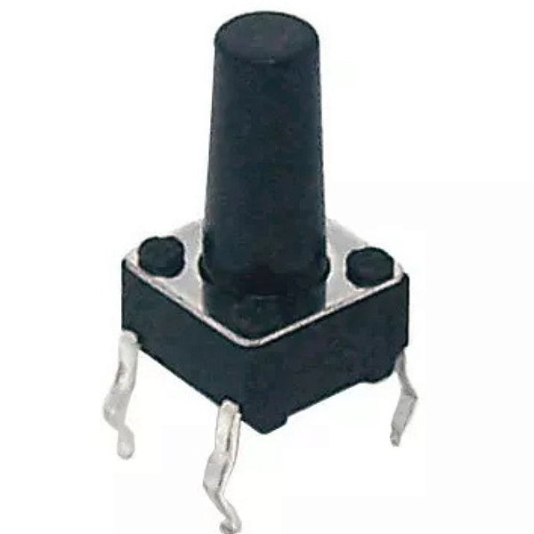 CHAVE TACTIL 6X6X11MM 4 TERMINAIS
