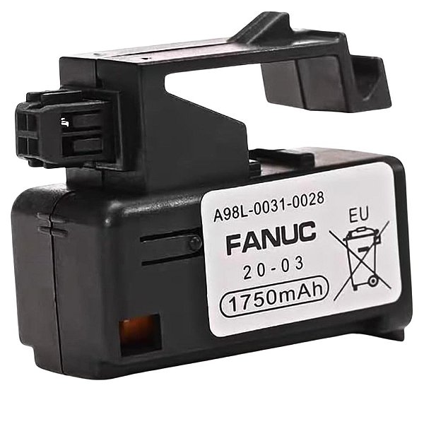 BATERIA A98L-0031-0028 PLC LÍTIO 3V 1750MAH SUBSTITUIÇÃO PARA FANUC A02B-0309-K102, A98L-0031-0028 FANUC
