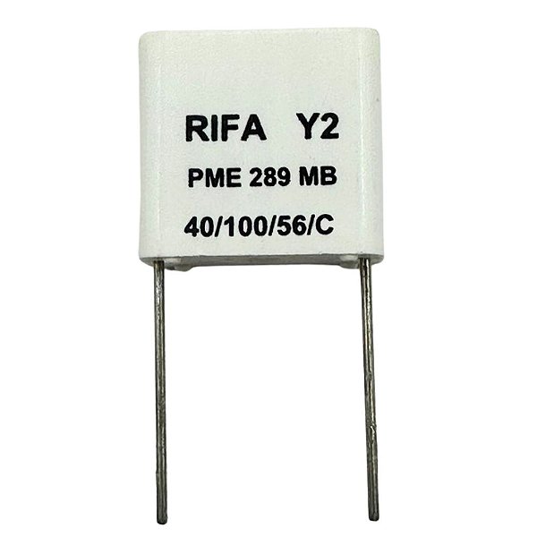 CAPACITOR SUPRESSOR Y2 250VAC 15MM 22NF NN 250V PME 290 MB 40/100/56/C RIFA