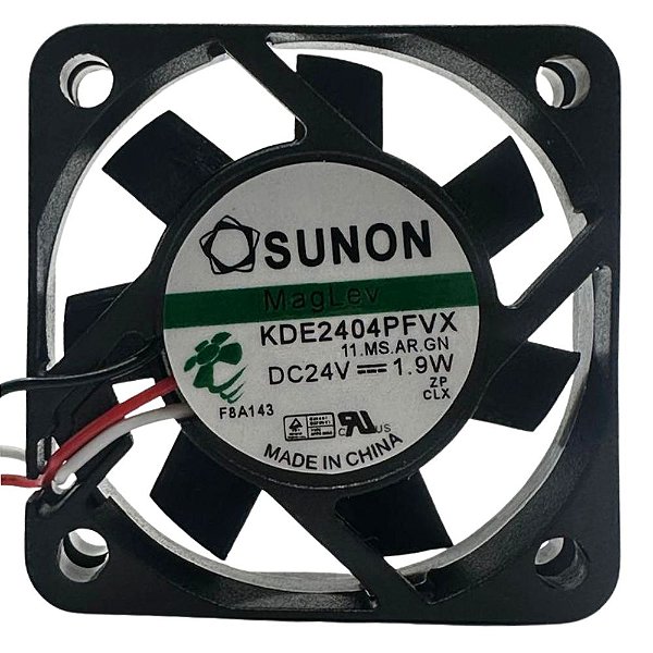 VENTILADOR KDE2404PFVX  24V1.9W 40X40X10MM 2 FIOS SUNON