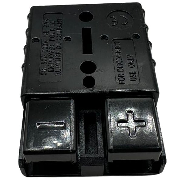 CONECTOR PARA BATERIA DE EMPILHADEIRA SB50 600V 50V PRETO  AITM CONNECTOR