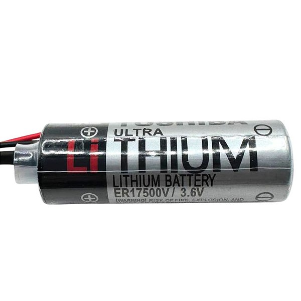 BATERIA DE LITHIUM 3.6V ER17500V CNT PRETO TOSHIBA