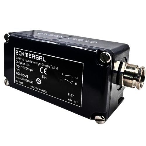 BN 20 11Z-M16 SENSOR MAGNETICO RETANGULAR 104X52X47MM COM INVOLUCRO EM ALUMINIO P/ INTERRUPCAO DE CIRCUITO ELETRICO POR