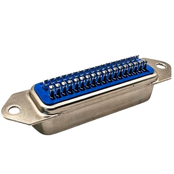 CONECTOR CENTRONICS MACHO SOLDA FIO DS1039-01-36MLOS - 36 VIAS - CONNFLY