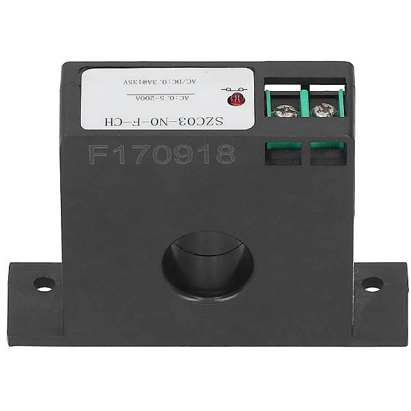 TRANSMISSOR DE CORRENTE AC: 0.5-200A SZC03-NO-F-CH
