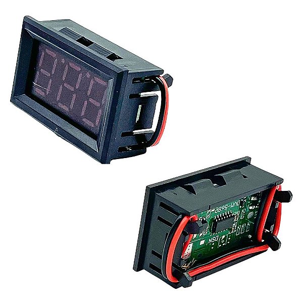 VOLTIMETRO DIGITAL 3 DIG 4.5V A 30 VDC