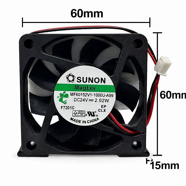 VENTILADOR MF60152V1-1000U-A99 SUNON 24V