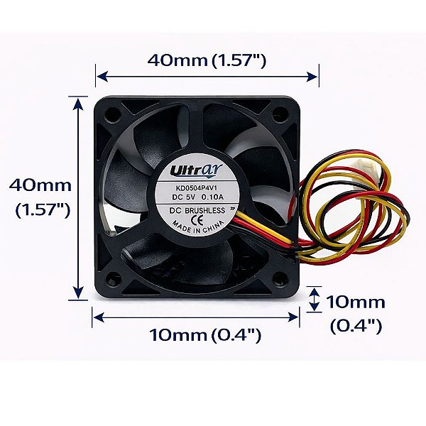 MICROVENTILADOR HDS0524HG 50X50X10MM 24V 0,10A SLEEVE ULTRAR
