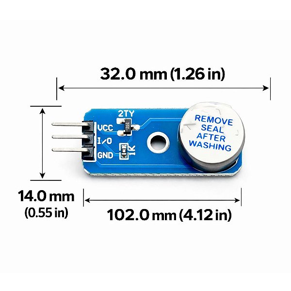 MÓDULO BUZZER ATIVO 5V