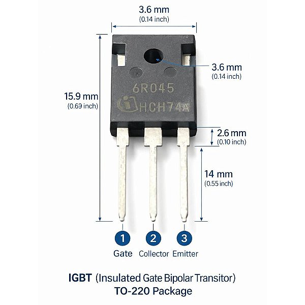 TRANSISTOR MOSFET 650V 6R045 IPW60R045CP