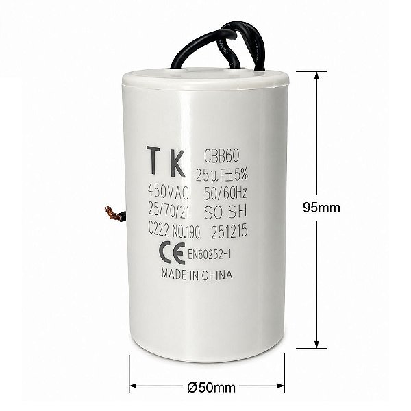 CAPACITOR PPM 25UF 450 5% FIO TK