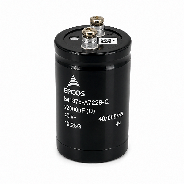 CAPACITOR GIGA-ELCO 22.000UF 40V B41875A7229Q 50X80MM EPCOS