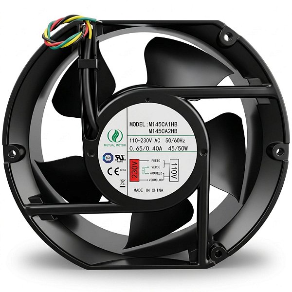 MICRO VENTILADOR AXIAL M145CA2HB 172X150X51MM 110V/220V