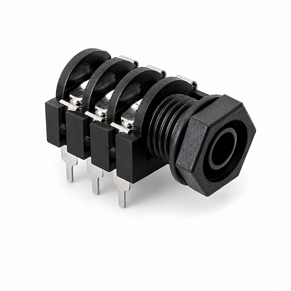 Jack P10 Stereo Profissional Fechado 6 Terminal Longo C/10