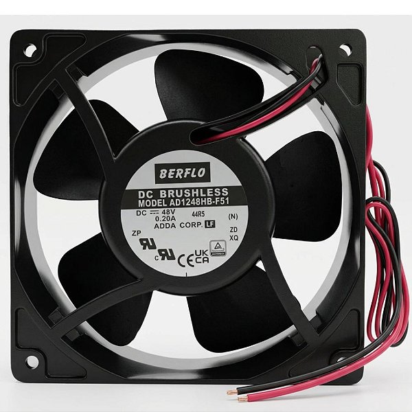 MICRO VENTILADOR 48V AD1248HBF51 120X120X38MM ROLAMENTO