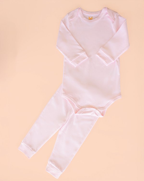 Body Manga Comprida e Calça