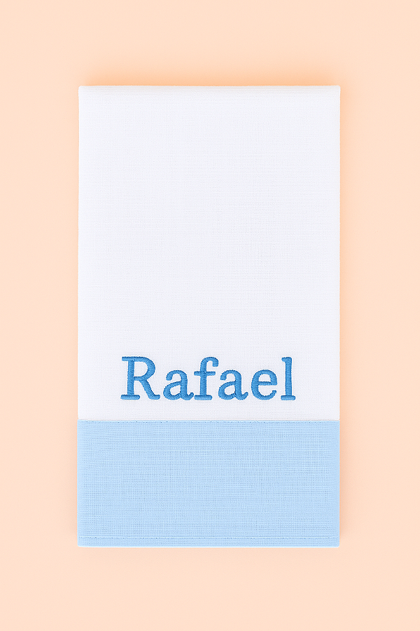 Fraldinha de boca personalizada