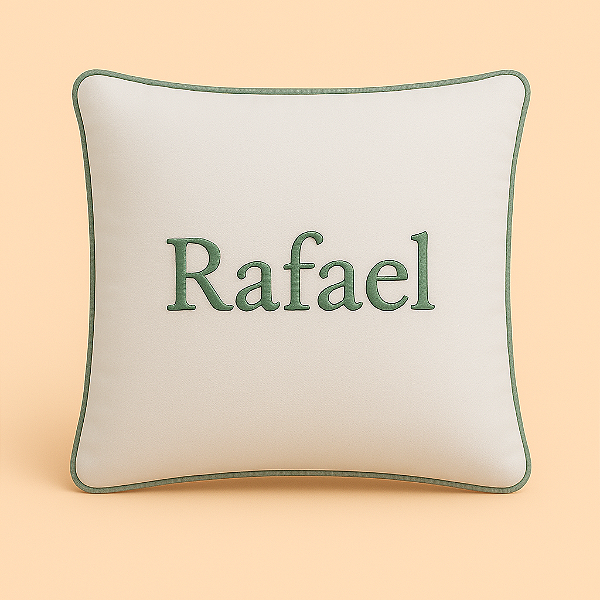Almofada P personalizada - Lista Rafael