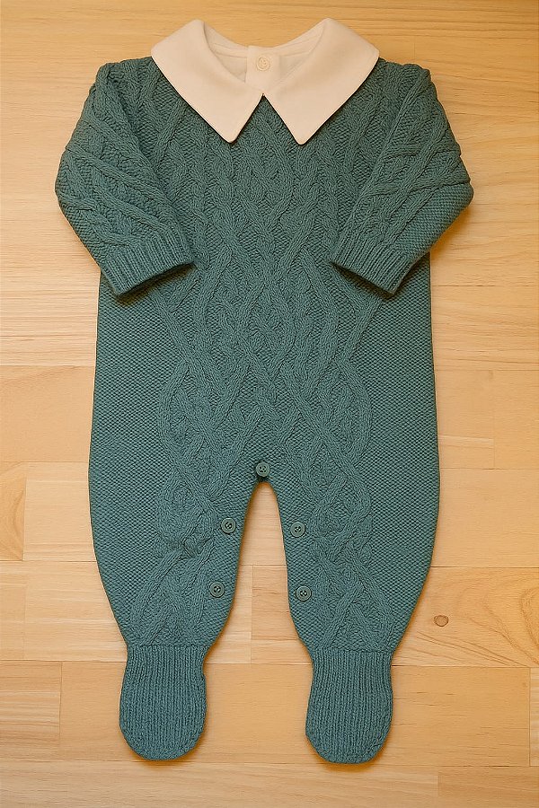 Conjunto Tricô Verde