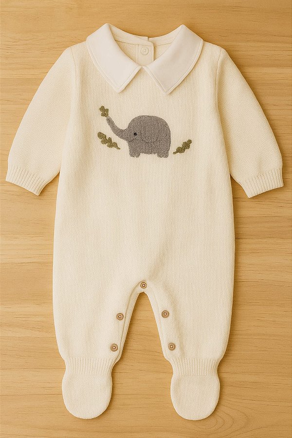Conjunto Tricô Elefante