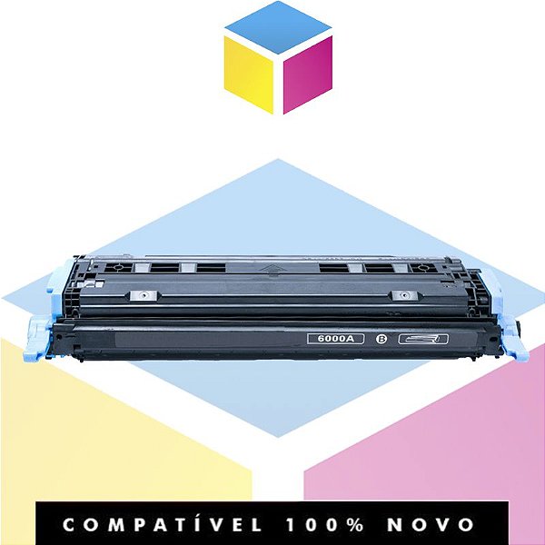 Toner Compatível HP Q6000A Q6000AB Preto | 2605DN 2600 2600N 2600DTN | 2.5k