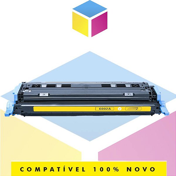 Toner Compatível HP Q6002A Q6002AB 124A Amarelo Yellow | 2605DN 2600 2600N 2600DTN | 2k