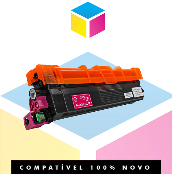 Toner Compatível com Brother TN-219MG TN219 Magenta | HL-L3240 DCP-L3560 MFC-L3760 | Premium 1.2k