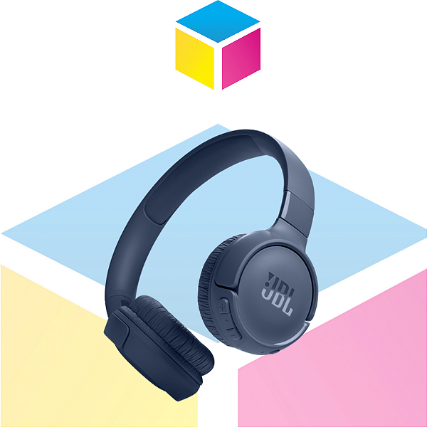 Fone JBL Tune 520BT Bluetooth Dobrável | Azul | 57h de Bateria | Produto novo com 1 ano de Garantia