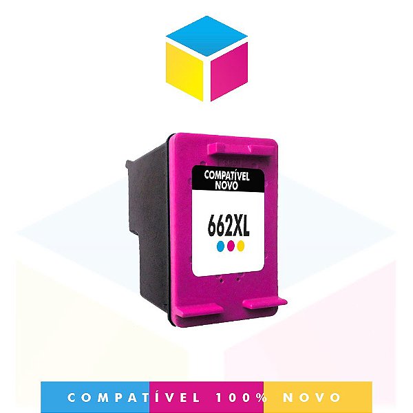 Cartucho de Tinta Compatível HP 662 XL Colorido | 10ml - HP 662