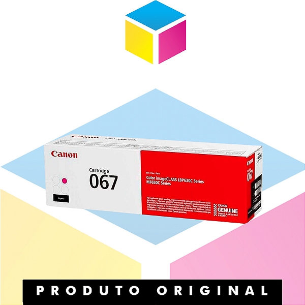 Toner Canon 067 Magenta Original | LBP633 | LBP632 | MF652 | MF653 | MF654 | MF656 | 1.250 Páginas