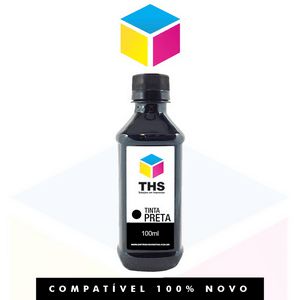 Tinta Corante compatível para HP Preto Black | 100 ml